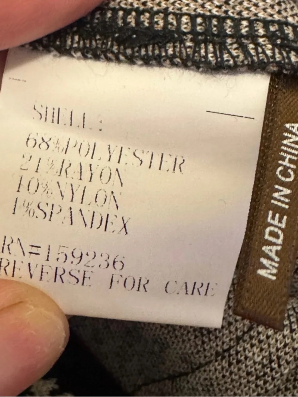 J. McLaughlin Black & Cream Plaid Slim Pants - Picture 7 of 8